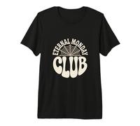 Eternal Monday Club Goth Spider Web Aesthetic Premium T-Shirt