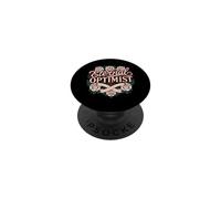 Eternal Optimist Positive Classic Flower Art PopSockets Adhesive PopGrip