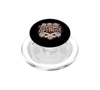 Eternal Optimist Positive Classic Flower Art PopSockets PopGrip for MagSafe