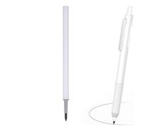 Eternal Pencil - Silver Metal Body, Infinity Inkless Pen, Unlimited Writing Pencils, Long Lasting Eraser Tip, Reusable Tool | Drawing Pencil For Kids School Office Art Projects