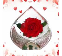 Eternal Rose in Resin, Real Roses Resin Crafts Resin Souvenir - Forever Roses Desk Decor for Couple, Christmas, Valentine's Day, Mother's Day, Birthday