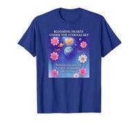 Eternal Sky Cosmos Heart Royal Blue Healing Universe T-Shirt