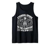 ETERNAL SPARK IN THE CAMPFIRE GLOW - RETRO OUTDOOR STYLE Tank Top