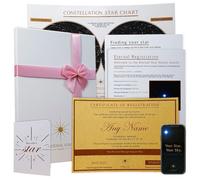 ETERNAL STAR NAMES Personalised Luxury Star Naming Gift Set For Her, Perfect Birthday Present, Anniversary Keepsake For Mum, Aunt, Nan, Wife