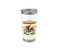 Eternal Summer Beach Vibes (Funny Surfer Statement) Stainless Steel Insulated Tumbler