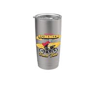 Eternal Summer Beach Vibes (Funny Surfer Statement) Stainless Steel Insulated Tumbler