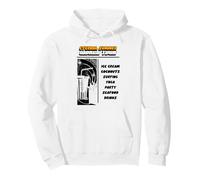 Eternal Summer - Ice Cream Coconuts Surfing Yoga (Graphic) Pullover Hoodie