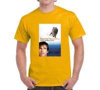 Eternal Sunshine of The Spotless Mind Tee Cool Classic Movie T Shirt Gold(X-Large)