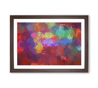 Eternal Thoughts in Abstract Framed Print | A2 Walnut Framed Wall Art | Ready to Hang | Abstract Fantasy Picture | Living Room Bedroom Lounge Office