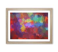 Eternal Thoughts In Abstract Modern Art Framed Print | A2 Oak Framed Wall Art | Ready to Hang | Abstract Fantasy Picture | Living Room Bedroom Lounge Office