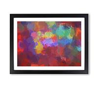 Eternal Thoughts In Abstract Modern Art Framed Print | A3 Black Framed Wall Art | Ready to Hang | Abstract Fantasy Picture | Living Room Bedroom Lounge Office