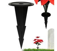 Eternal Vessel - Spiked Ground Support Container, Remembrance Floral Base, Landscape Accessory, Grave Gear | Durable Weatherproof Tool, Great For Final Resting Place Decoration