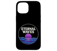 Eternal Waves Sunset Sea Case for iPhone 15
