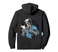 Eternal Welder Skeleton Sparks Flying Welding Pullover Hoodie