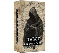 Eternal Whisper Tarot Deck, 78 Tarot Cards with PDF Guidebook, Vintage Gothic Style, Parchment Theme, Modern Witch Tarot for Beginners- Experienced Readers, Divination Spiritual Growth Tool