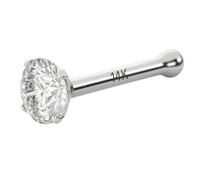 EternalDia IGI Certified 14K Gold Diamond Nose Studs for Women Men | 20 Gauge Ball Diamond Nose Rings | 1.5mm to 3 mm Nose Piercing Studs | Body Piercing Jewelry in I-J Color, I2-I3 Clarity, White