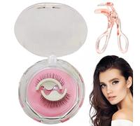 Eternaljoymart Eyelashes, Black Fluffy Clusters, Natural 3D Effect Volume Dramatic Cat Eyelashes, Long Wearing Defining for Lash Makeup for Women Girls (#Natural)