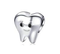 Eternalll Jewellery Smiling Tooth Fairy Dentist Charm Bead for Pandora Womens Jewelry for Teen Gifts or Kids Spacer Bead