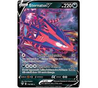 Eternatus V 116/189 Ultra Rare Pokemon Card (Darkness Ablaze) + 1x TitanCards® Toploader