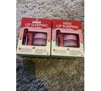 Eternit Lip Sleeping Mask, Overnight Lip Treatment, Pistachio Cheesecake, Strawberry Sponge Cake or Cherry Bomb Fondant, Balm and Mask, 10ml (Strawberry Sponge Cake 10mlx2)