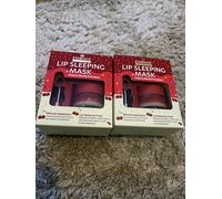 Eternit Lip Sleeping Mask, Overnight Lip Treatment, Pistachio Cheesecake, Strawberry Sponge Cake or Cherry Bomb Fondant, Balm and Mask, 10ml (Cherry Bomb Fondant 10mlx2)