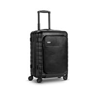 ETERNITIVE - Small Suitcase I Travel Suitcase Made of Polycarbonate I Size: 54 x 37 x 25 cm I Hard Case with Fingerprint Lock I Travel Suitcase with Wheels 360°, Black, Cabin E, Cabin E