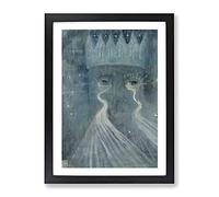 Eternity By Mikalojus Konstantinas Classic Painting Framed Print | A3 Black Framed Wall Art | Ready to Hang | Classic Historical Picture | Living Room Bedroom Lounge Office