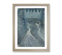 Eternity By Mikalojus Konstantinas Classic Painting Framed Print | A3 Oak Framed Wall Art | Ready to Hang | Classic Historical Picture | Living Room Bedroom Lounge Office