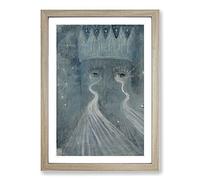 Eternity by Mikalojus Konstantinas Framed Print | A2 Oak Framed Wall Art | Ready to Hang | Modern Nature Picture | Living Room Bedroom Lounge Office