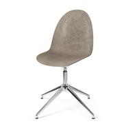 Eternity Swivel Dining Chair Coffee Waste Light/Steel