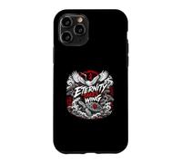 Eternity Takes Wing Japanese Crane Turtle Waves Case for iPhone 11 Pro