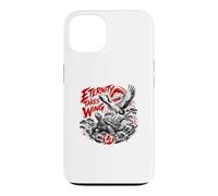 Eternity Takes Wing Japanese Crane Turtle Waves Case for iPhone 13