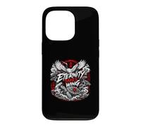 Eternity Takes Wing Japanese Crane Turtle Waves Case for iPhone 13 Pro