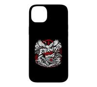 Eternity Takes Wing Japanese Crane Turtle Waves Case for iPhone 14 Plus
