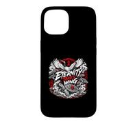 Eternity Takes Wing Japanese Crane Turtle Waves Case for iPhone 15