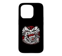 Eternity Takes Wing Japanese Crane Turtle Waves Case for iPhone 15 Pro