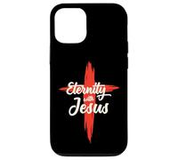 Eternity with Jesus Cross Worship Christian Men Women Kids Case for iPhone 12/12 Pro