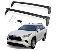 Etesan Lockable Roof Rack Cross Bars Fit for 2020-2024 Toyota Highlander L & LE & Hybrid LE & Hybrid LE Nightshade (Model Without Factory Side Rails)