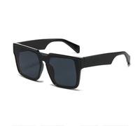 ETETGVG Classic Sunglasses for Women Men Trendy Big Frame Outdoor Driving Uv400(Black Gray)