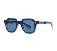 ETETGVG Cross-border Street Photography Retro Literary Sunglasses Modern Charm Style(Blue)