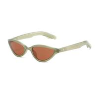 ETETGVG Fashion Cat Eye Sunglasses for Women Men Retro Rivets Uv400(Green Tea)