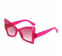 ETETGVG Fashion Sunglasses Classic Retro Cat Eye Glasses Women Vintage Travel Butterfly Sun Glasses Big Female Eyewear,Rose Pink,One size