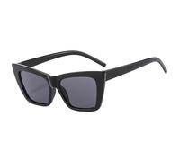 ETETGVG Fashion Sunglasses Woman Black Cat Eye Sun Glasses Female Travel Driver Gradient Fashion,WTY212 BLACK,one size
