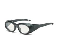 ETETGVG Future Trendy Sports Sunglasses for Men Women Oval Wrap Cycling Reflective Eyewear(Black Mirrored)