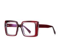 ETETGVG Large Glasses Trend Spring Hinge Spectacles Frame Eyeglass(6)