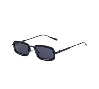 ETETGVG Luxury Metal Rectangle Sunglasses for Women Men Vintage Trendy Small Frame Punk Outdoor(TYJ286-1)
