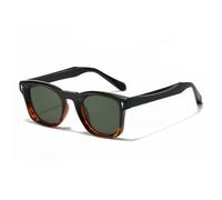 ETETGVG Luxury Rivets Sunglasses for Women Men Trendy Outdoors Travel Uv400(Black Green)