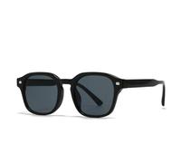 ETETGVG Popular Fashion Sunglasses for Women Men Retro Rivets Uv400(C1 Black Black)