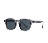 ETETGVG Popular Fashion Sunglasses for Women Men Retro Rivets Uv400(C2 Gray Black)