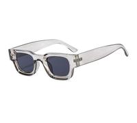 ETETGVG Popular Small Sunglasses for Women Men Vintage Hip Hop Outdoors Travel Uv400(Gray Gray)